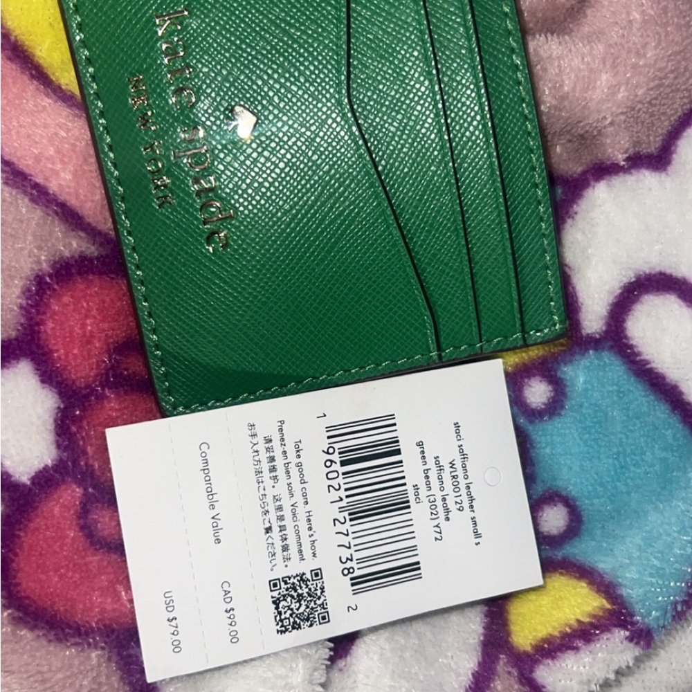 Kate Spade Vibrant Green Card Holder